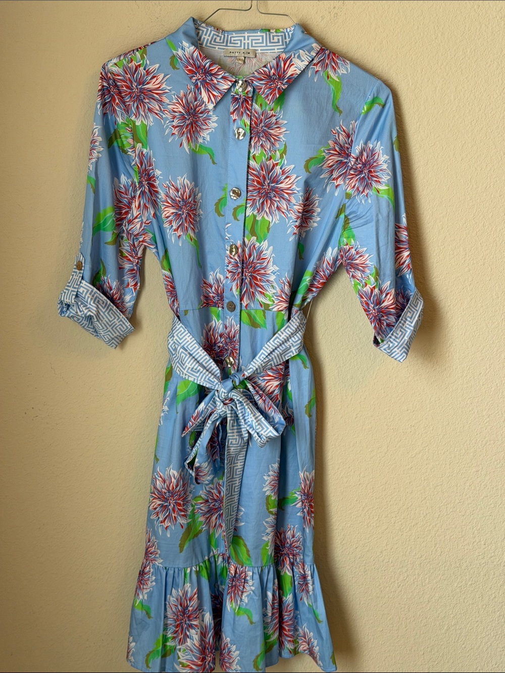 PATTY KIM  Dress. Size large. NEW w o tags
